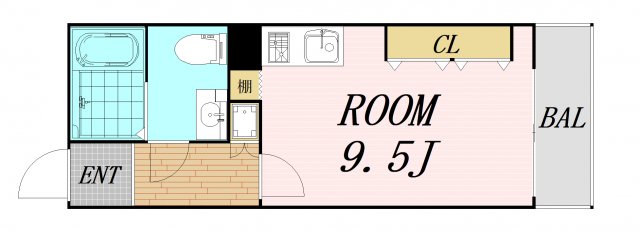 ハイム上福島の間取り