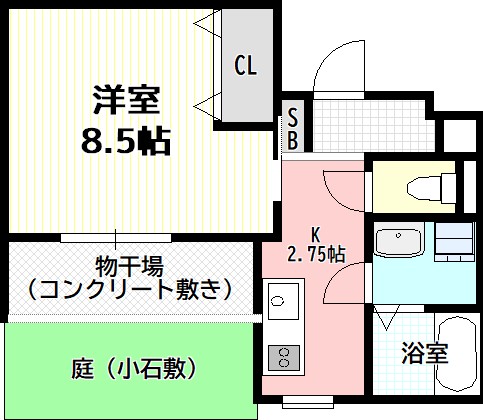 フォルム タテクラの間取り