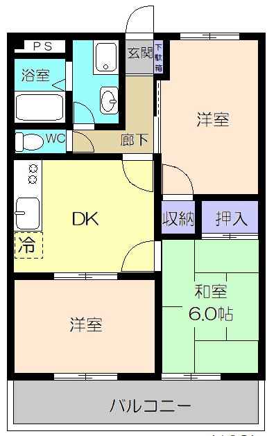 グレース赤坂の間取り