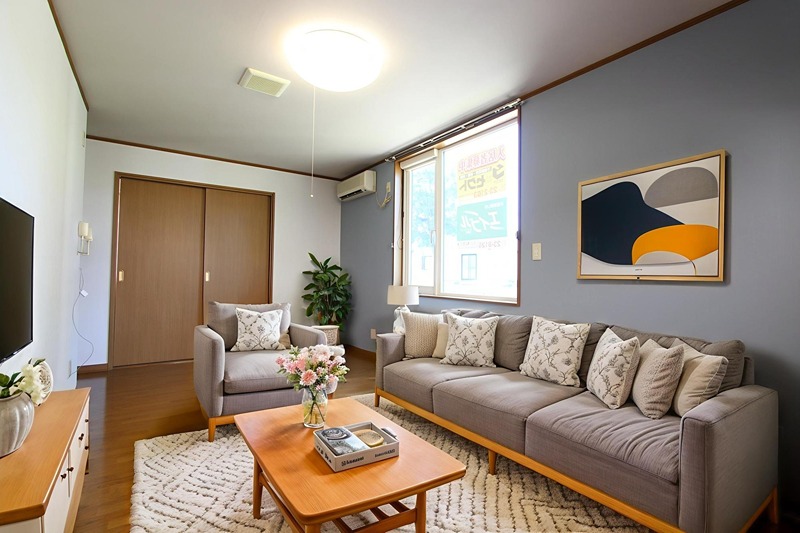 居室・リビング　本画像はCGで作成しており実際に現地に家具は置かれてません。