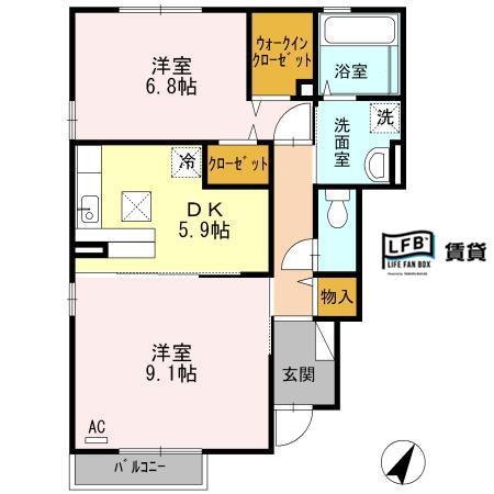 ウィット桜町_間取り_0