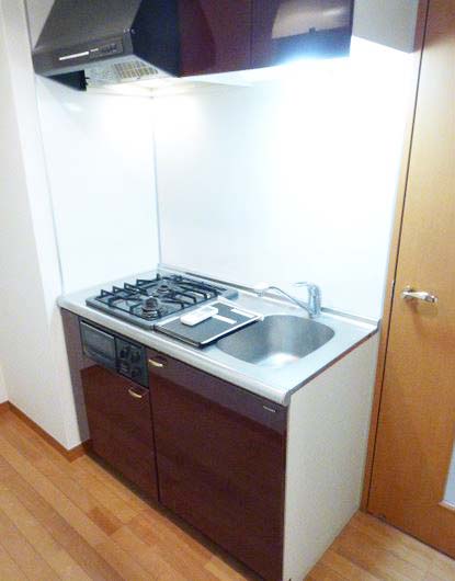 キッチン　★二口コンロ、グリル付きシステムキッチン★