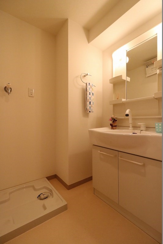 洗面設備　洗面化粧台はシャンプードレッサーです。