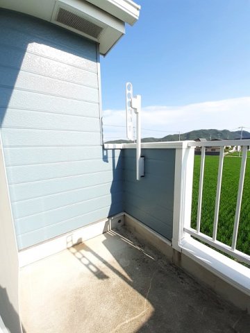 バルコニー　バルコニーがあります