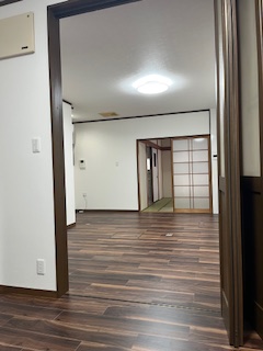 上京区頭町貸家の居間写真