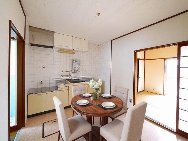 居室・リビング　CGで家具等を配置したもので家具等は含まれません