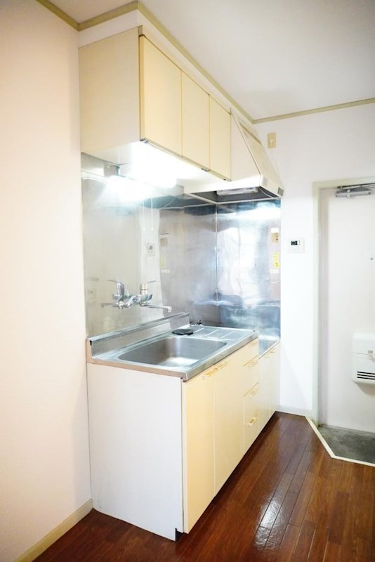 キッチン　ガスコンロ設置可のキッチン