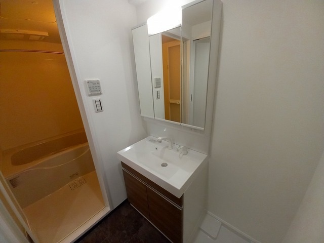 洗面設備　同間取り　別号室の写真