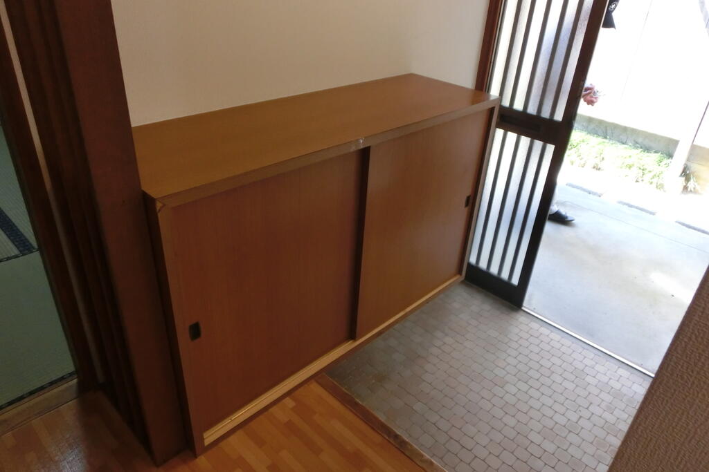 北佐古一戸建の玄関写真