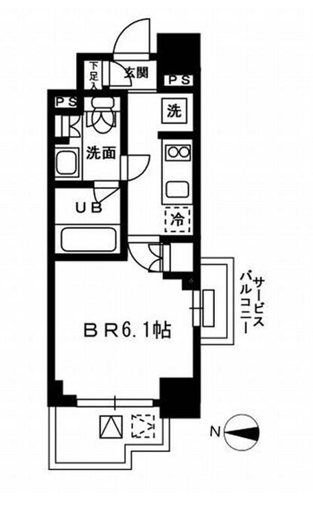 レジディア新宿イーストIIIの間取り写真