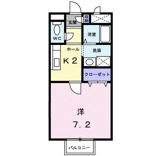 サンライズ富田の間取り写真