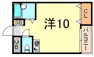 サニーパレス大津和の間取り写真