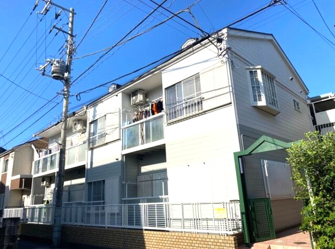 ＪＲ総武線 下総中山駅 徒歩15分 2階建 築37年の外観写真