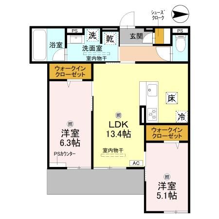 D-residence服部寿町の間取り写真