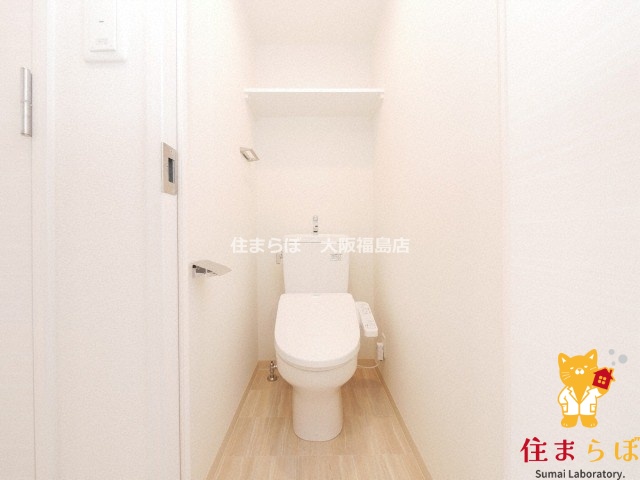 ＪＲ大阪環状線 芦原橋駅 徒歩1分 12階建 築7年のトイレ写真