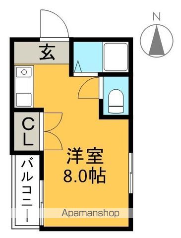 ハイツルネッサ楠の間取り写真
