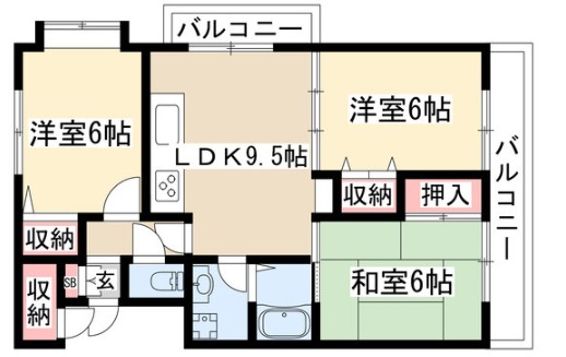 ローヤル樹林の間取り写真
