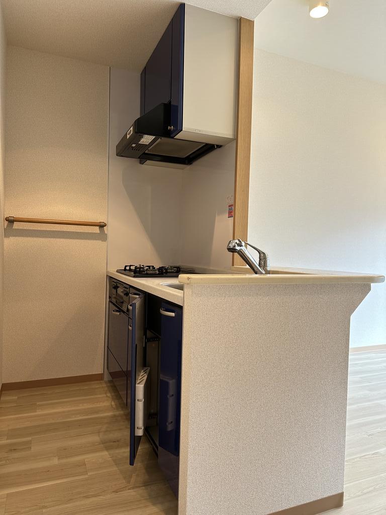 キッチン　３口システムカウンターキッチン