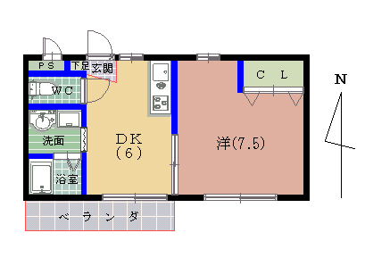 アビタシオン１２の間取り