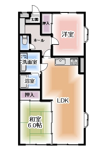 バルモアールの間取り