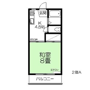 ハピネス古城IIの間取り