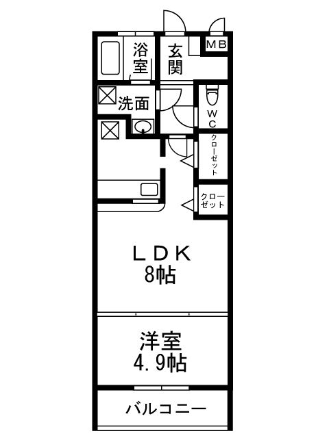 ロックブリッジの間取り