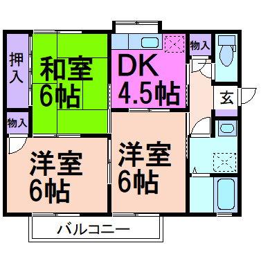 ハイメゾン坂本の間取り