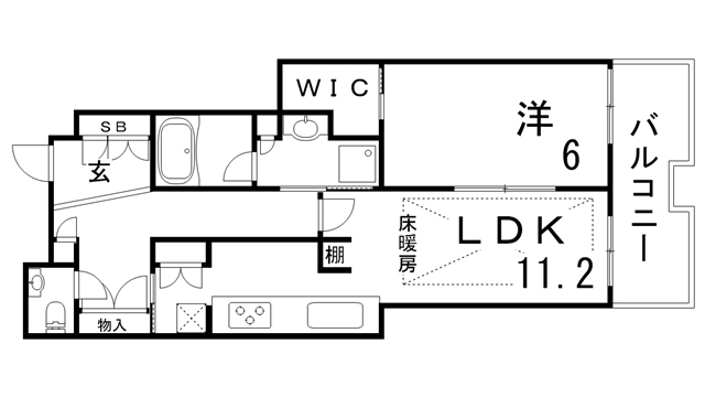 トア山手ザ・神戸タワーの間取り