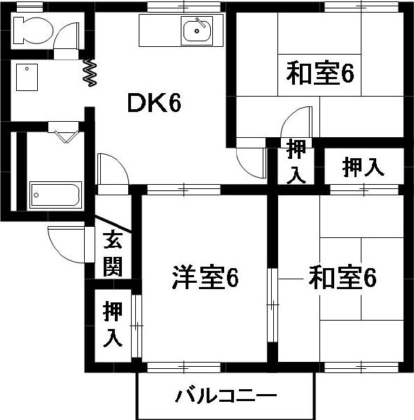 ハイツＬ＆Ｐ　Ａ棟の間取り