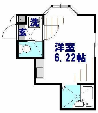 神奈川県相模原市南区上鶴間本町４（アパート）の賃貸物件の間取り
