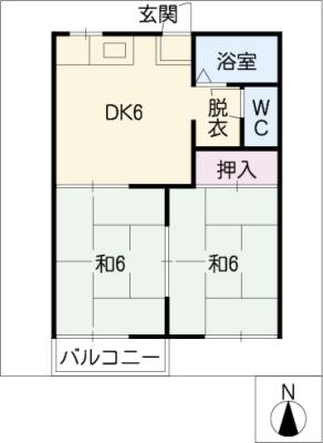 フォーブル平田の間取り