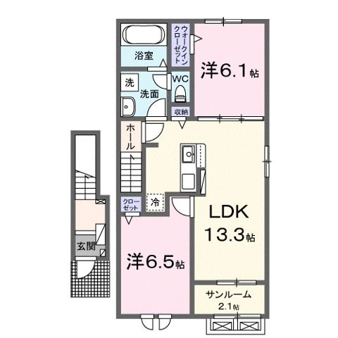 ウエストパークの間取り