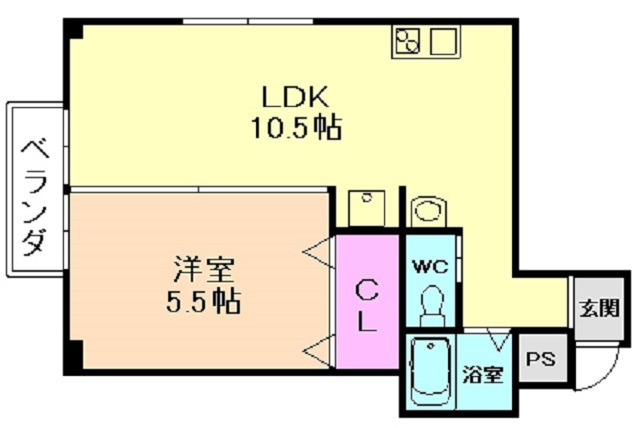 サンハイツ塚本の間取り