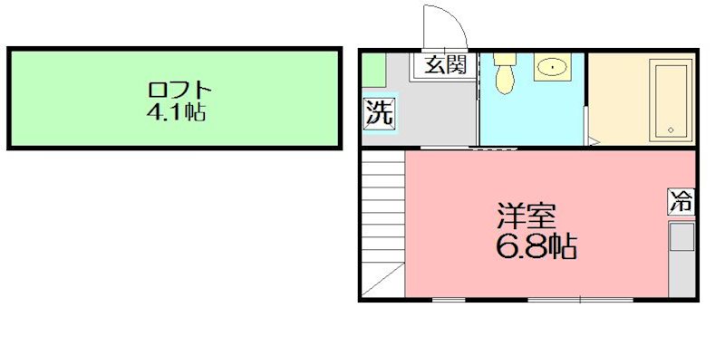 VarietyBox平塚(バラエティボックス)の間取り