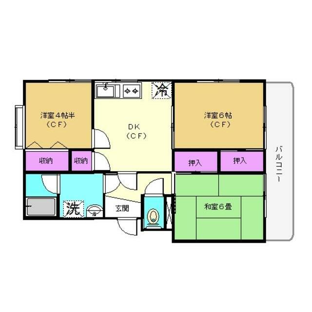 横浜市戸塚区名瀬町のマンションの間取り