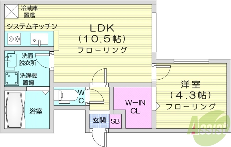 STRAHLの間取り