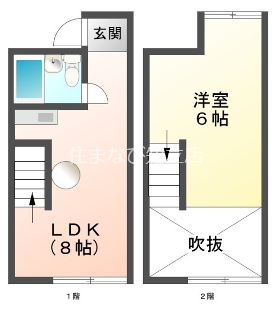 豊田市梅坪町のアパートの間取り