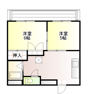 土浦市桜町のマンションの間取り