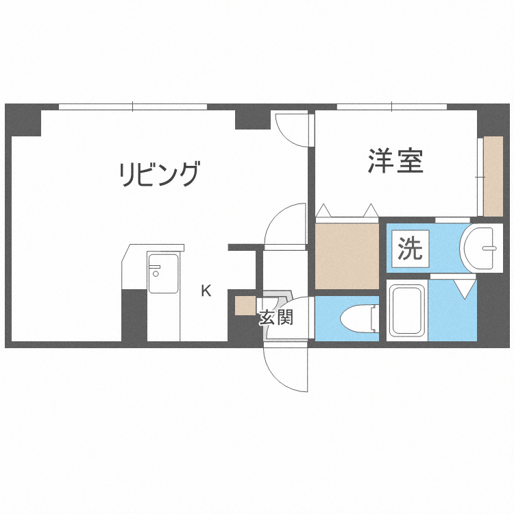 カジュアル南郷の間取り