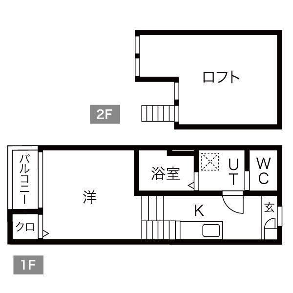 名古屋市昭和区山脇町のアパートの間取り