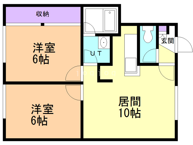 文西ハイツの間取り