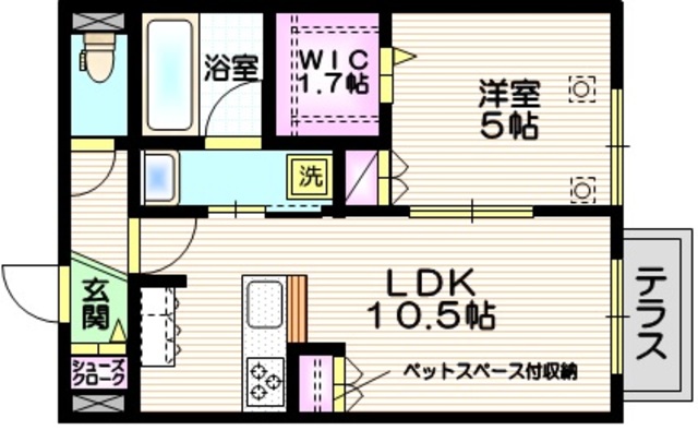 アスピシャスの間取り