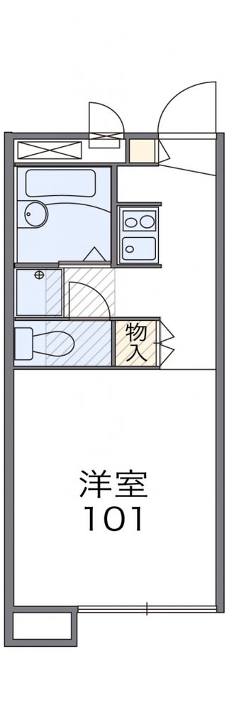 【比企郡嵐山町大字平澤のアパートの間取り】