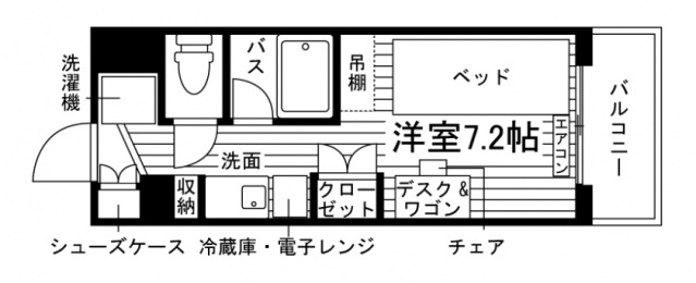 （仮称）学生会館 アントレノード新板橋[食事付き]の間取り