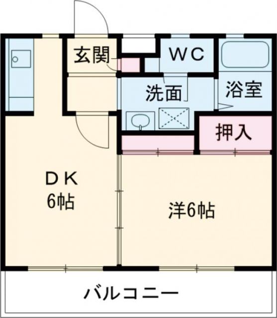 福岡市東区唐原のマンションの間取り