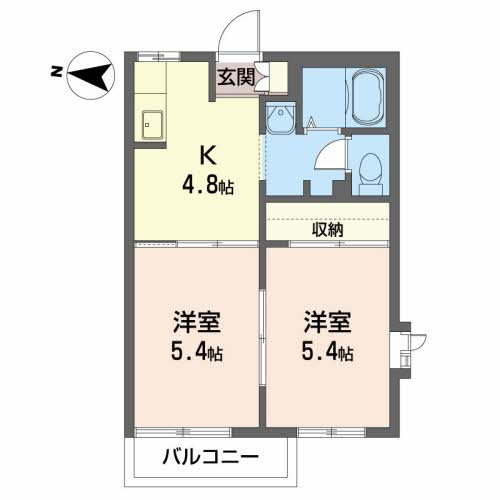 ハイライフシティ北天昌寺Ａ（ＭＡＳＴ）の間取り