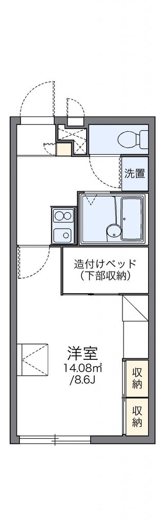 レオパレスアポロンの間取り