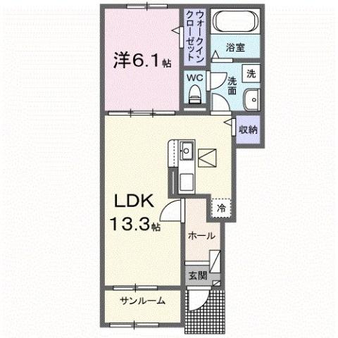 ヒカルサ伊勢小俣IIの間取り