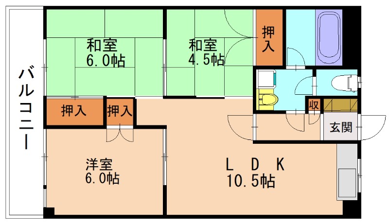 長谷川ビルの間取り