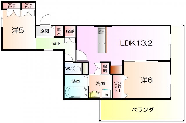 ASTORIA三国ヶ丘の間取り